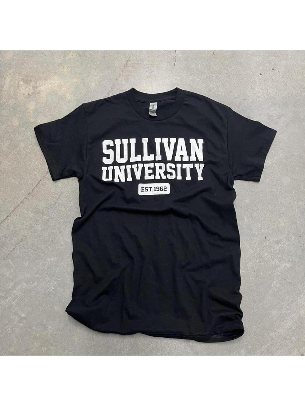 Sullivan University Shirt Mens Small Black College Tee Graphic